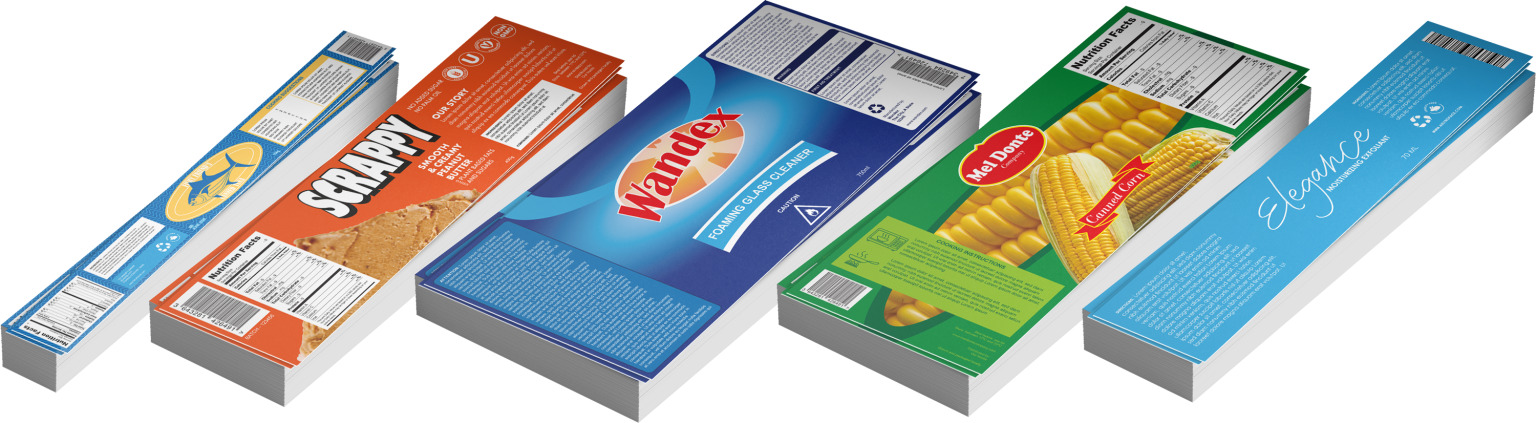 custom cut sticker labels by Fresh Prints